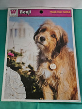 1979 Golden Benji Frame-Tray Puzzle VTG