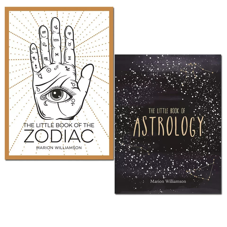 Marion Williamson Collection 2 Books Set Little Book of the Zodiac, Astrology