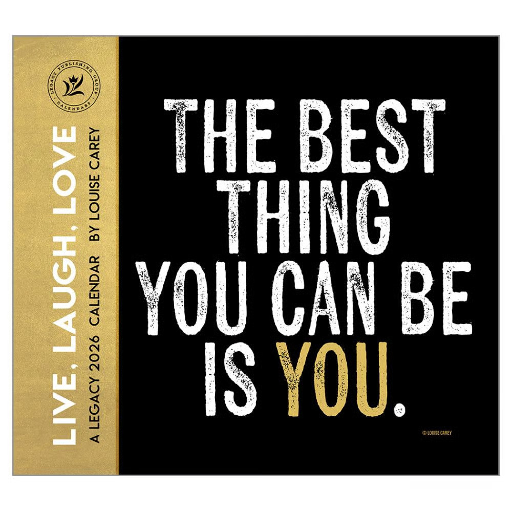 Legacy Publishing Group,  Live Laugh Love by Louise Carey 2026 Wall Calendar, 13