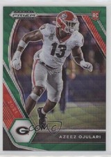 2021 Panini Prizm Draft Picks Green Wave Prizm Azeez Ojulari #110 2l4