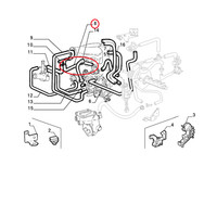 Flexibler Schlauch Zufuhr LäNge 400 Mm Fiat Cinquecento Original 7756466