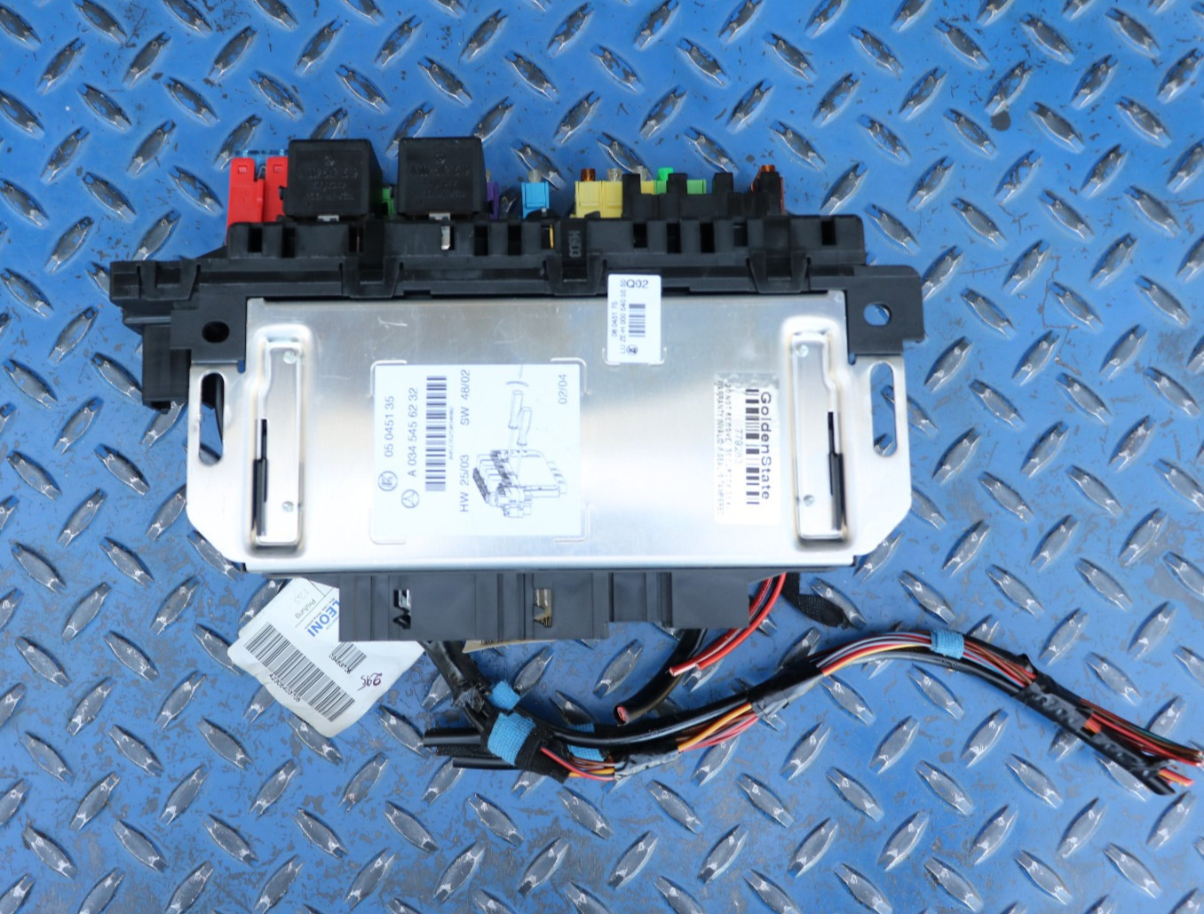 2003-2008 Mercedes R230 SL500 SL55 AMG Rear SAM Fuse Box Relay Module A034545623