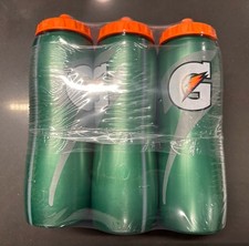 6 PACK Official Gatorade 32 fl oz Squeeze Water Bottle Sports Drink SEALED