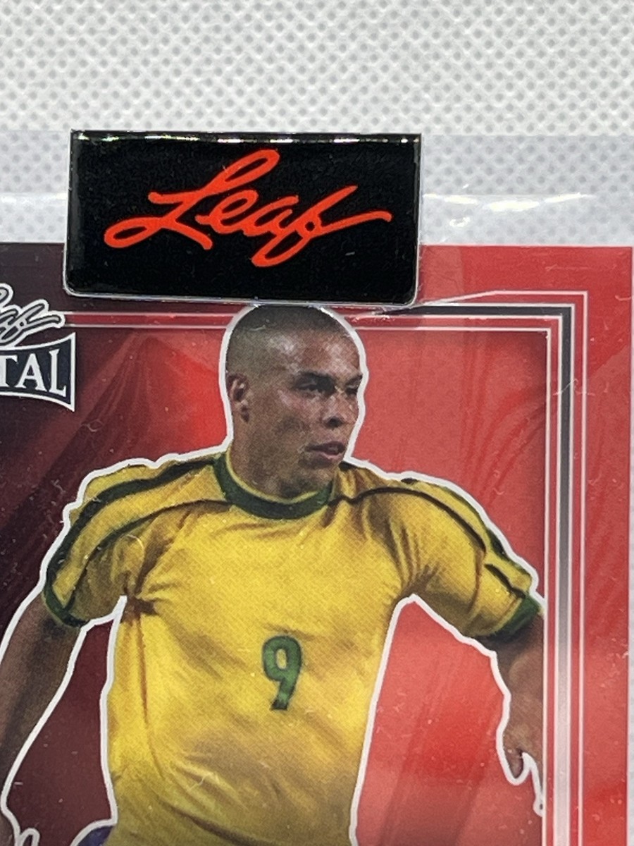 2024 Leaf Metal Red Ronaldo Nazario Pre-Production Proof 1/1