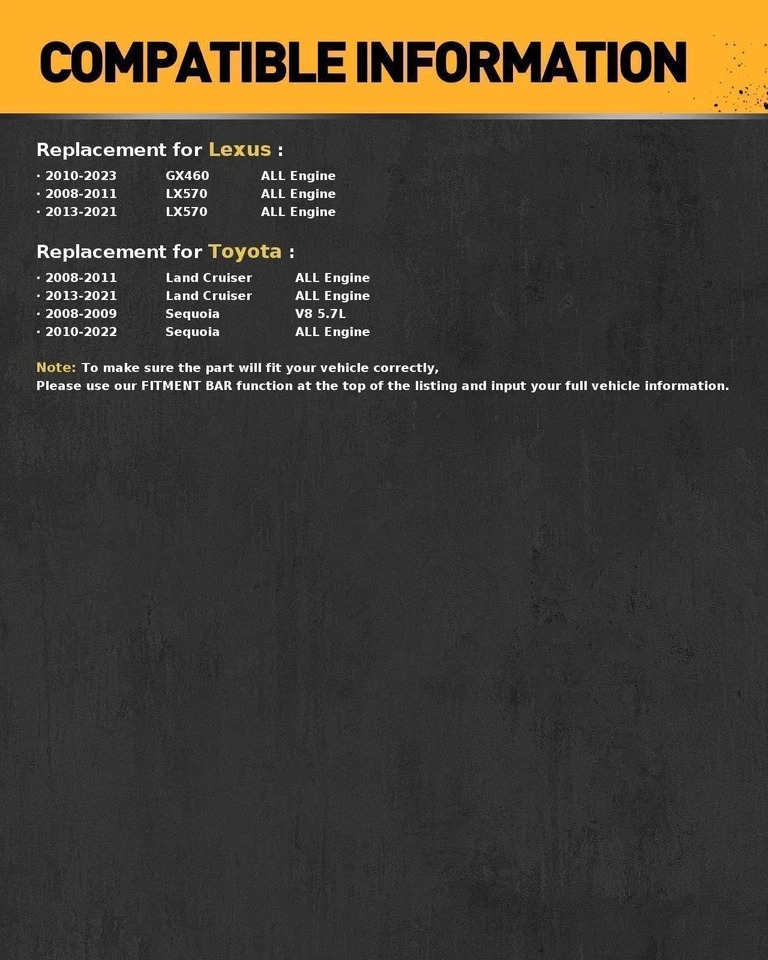Компрессоры кондиционера 59011 подходят для 2008-11 2013-2021 Lexus LX570 Toyota Land Cruiser - Изображение 2 из 4