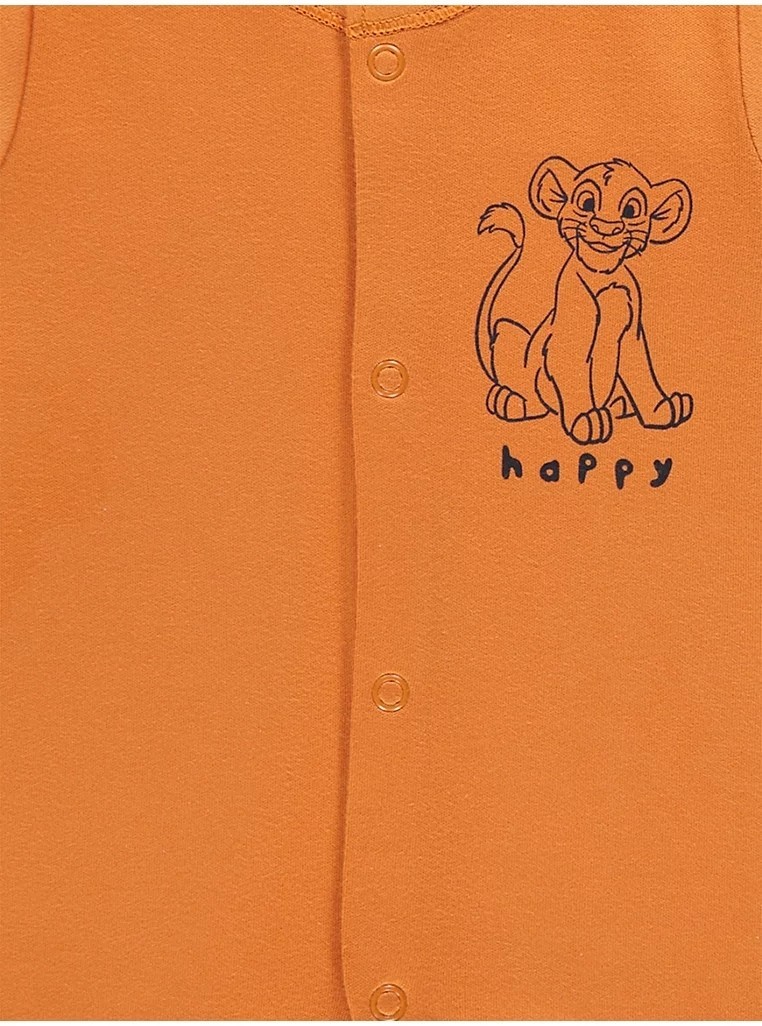 Disney Characters 3-pack Sleepsuits for Baby.  Dumbo, Simba. 0-3 months. NEW image 4
