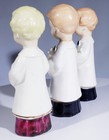 VINTAGE Set of 3 Christmas Choir Boys Ceramic Figurines — photo 2