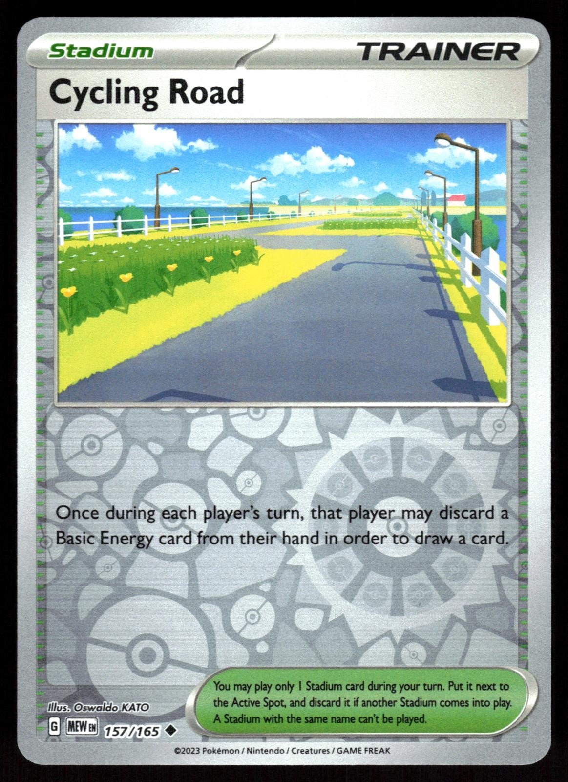 POKEMON CYCLING ROAD 151 157/165 REVERSE HOLO UNCOMMON MP