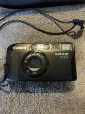 Canon Sure Shot MAX 35mm Film Point Shoot 38mm 1:3.5 Lens Missing Back Switch