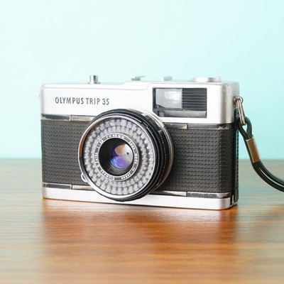 Olympus Trip 35 35mm Film Camera   Fully Working, Serviced, Clean, Tested