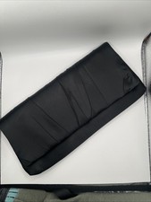 La Regale Evening Bag, Purse, Handbag, Satin, Black, Magnetic Closure