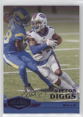 2020 Panini Plates & Patches Purple 14/35 Stefon Diggs #54 2h5