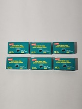 Staples Small Binder Clips Black 32002 12 Clips Each 3/4In. 19mm NIB X6 72 Total