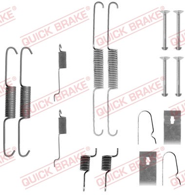 1X Quick Brake 105-0811 ZubehöRsatz Bremsbacken FüR Nissan-image
