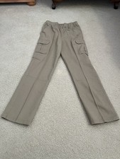 New - Boys Long Pant Husky Size 16 from Children  s Place, Flax Color