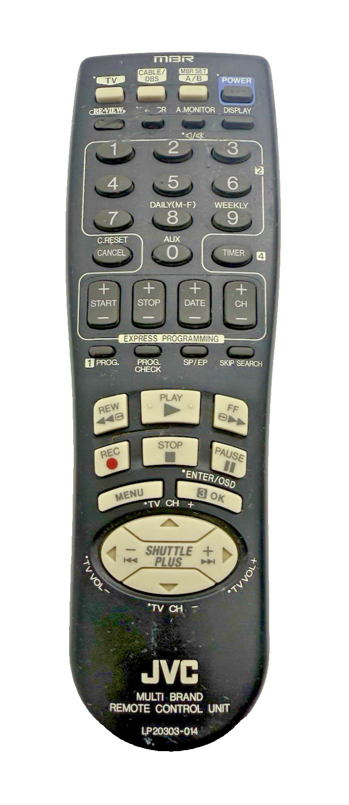 Control For Tv Vcr