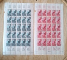 Timbre Andorre Français Yt 179 Et 180 En Feuille Entière   Ref K21