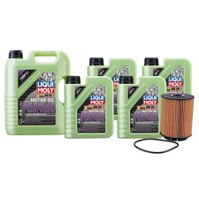 9L Liqui Moly Molygen New Gen 5W-40 Mann Engine Oil Change Kit for Passat 4,0 W8