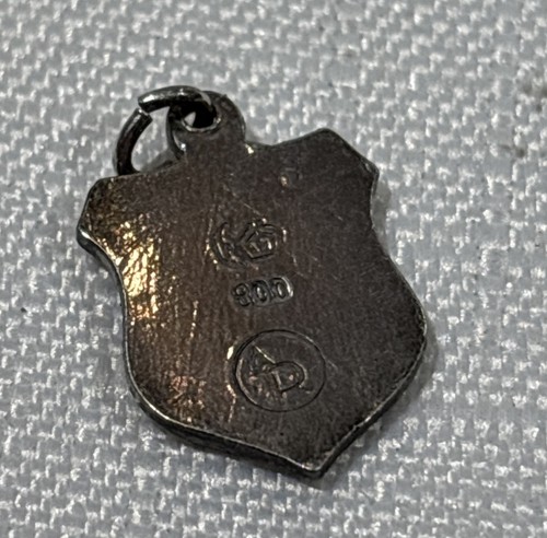 Vintage Silver And Enamel Liechtenstein Shield Charm - Picture 2 of 2