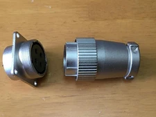 Hirose JR25PK-4P Plug & JR25RK-4S Receptacle Metal Connector 4P 4S Set