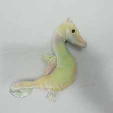 Ty Neon Seahorse Teenie Beanie Babies 1999 McDonald's Plush Retired