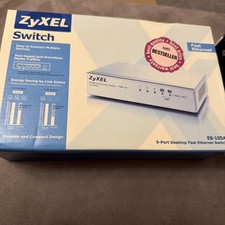 Image of ZyXEL ES-105A 5-Port Desktop Fast Ethernet Network Switch