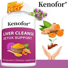 Liver Cleanse Detox Capsules - Healthy Liver Function - Natural Products