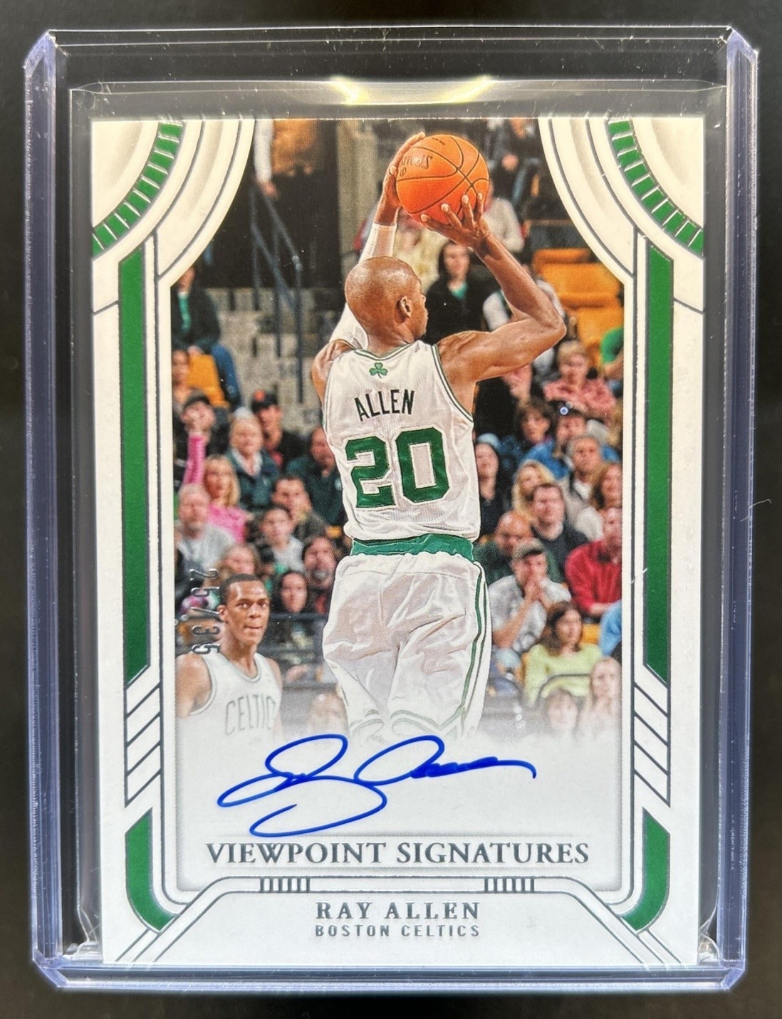 2024-25 Panini National Treasures Ray Allen Viewpoint Signatures Auto #/35
