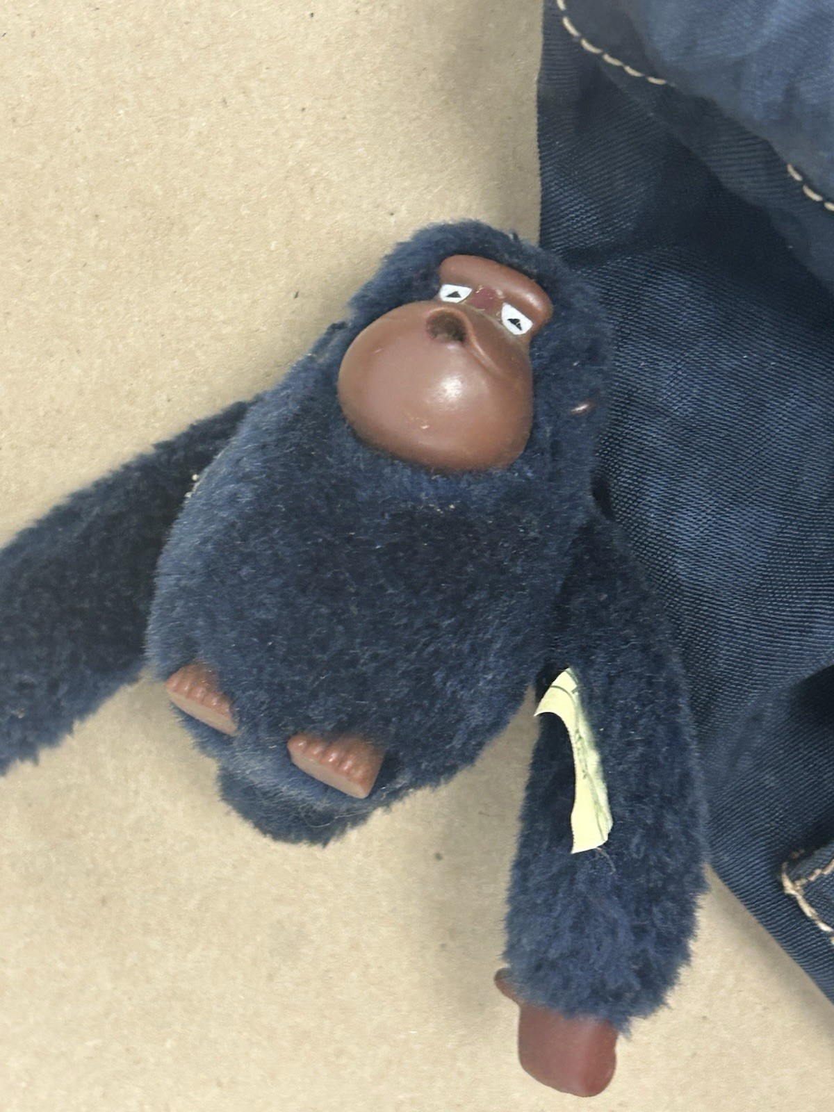 Kipling BlackNylon Mini Drawstring Backpack 2 Fro… - image 2