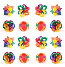 12 Pack Fun Puzzle Balls - Brain Games for Kids and Adults Stocking Stuffers