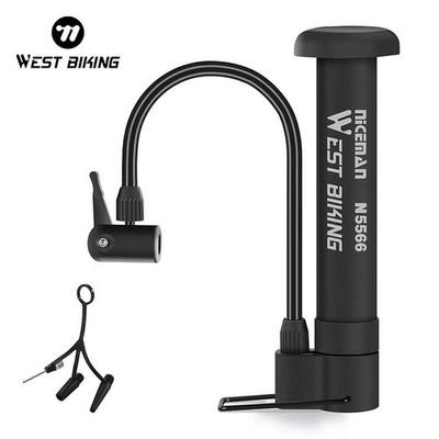 West Biking Fahrradpumpe 80 PSI MTB Luftpumpe Schrader Ventil