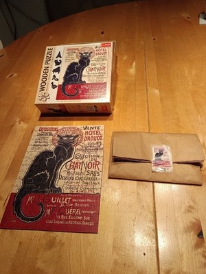 Holz Puzzle 200 Teile - The Black Cat - Die Schwarze Katze 