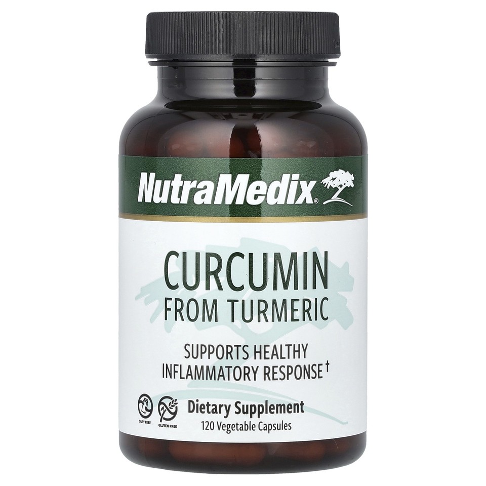 Curcumin From Turmeric, 120 Vegetarian Capsules (250 mg per Capsule)