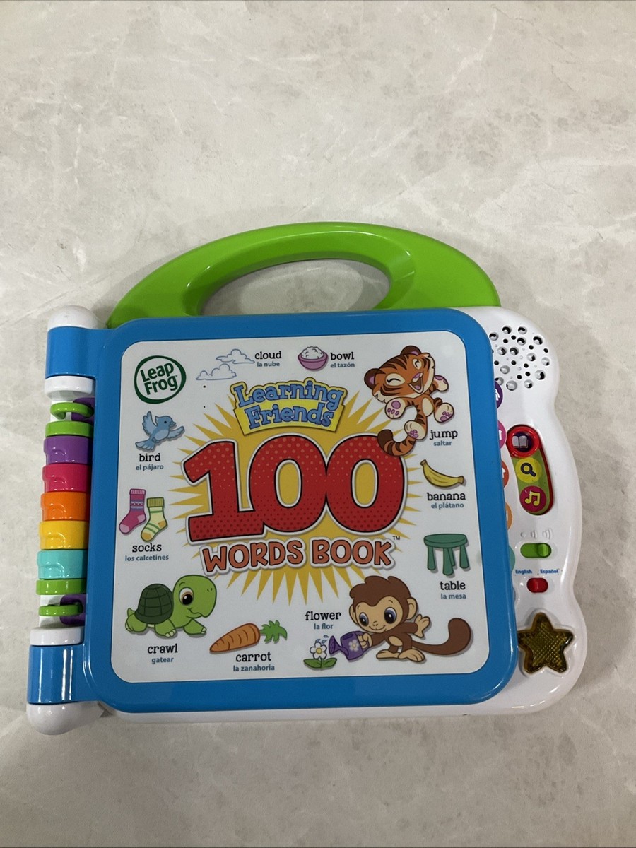 Leap Frog Learning Friends 100 Words Book Electronic Talking Toy