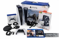 Sony PlayStation 5 (PS5) - Disc BluRay Edition - 825GB - w/ Controller & Cables