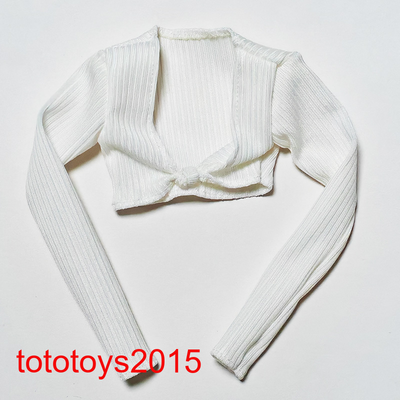 DIY 1:6 Sexy Stretch Tops Skirt Clothes For 12