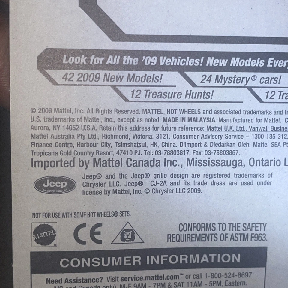 Jeep CJ-2A Hot Wheels 2009 nuevos modelos personalizados '42 Foto 4 de 4