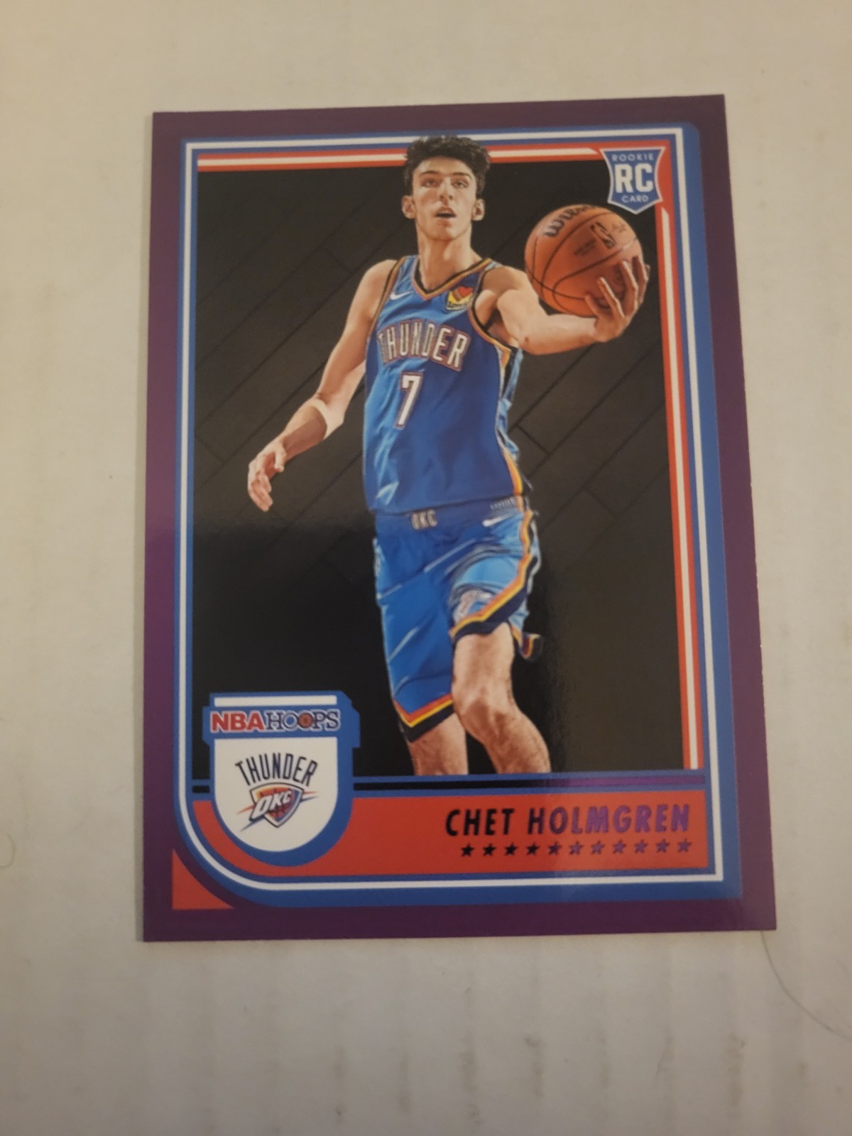 2022-23 Panini NBA Hoops - Rookies Chet Holmgren #232 Purple (RC)