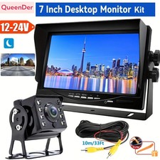 7" Monitor Backup Camera for Car-12-24V AC Power,Easy Installation,Rear View