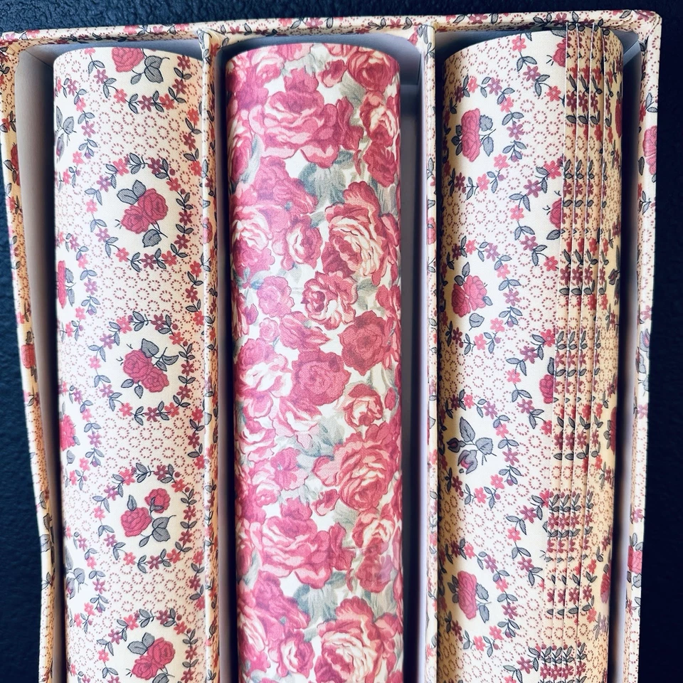 NOS 12 Forros de Estante Cajón Vintage Años 70’s 80’s No Adhesivo Rosas Florales Foto 3 de 4