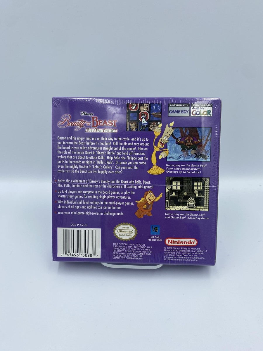 Disney's Beauty and the Beast: A Board Game Adventure Box Shot for Game Boy Color