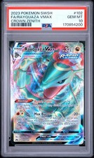 2023 Pokemon Sword And Shield Crown Zenith #102 Fa/Rayquaza Vmax PSA 10