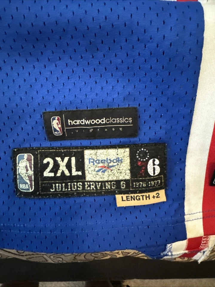 Camiseta vintage Julius Erving Philadelphia 76ers talla 2 XL Foto 3 de 4
