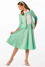 Dance Costume Intermediate Child Green Weissman 12972 Jazz Musical Theater