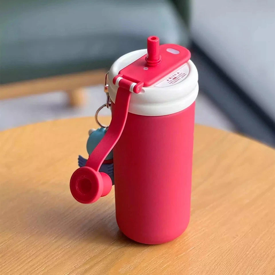 2024 China Starbucks Christmas Cute Winte 18oz SS Straw Cup With Random Charm - Image 3 of 4