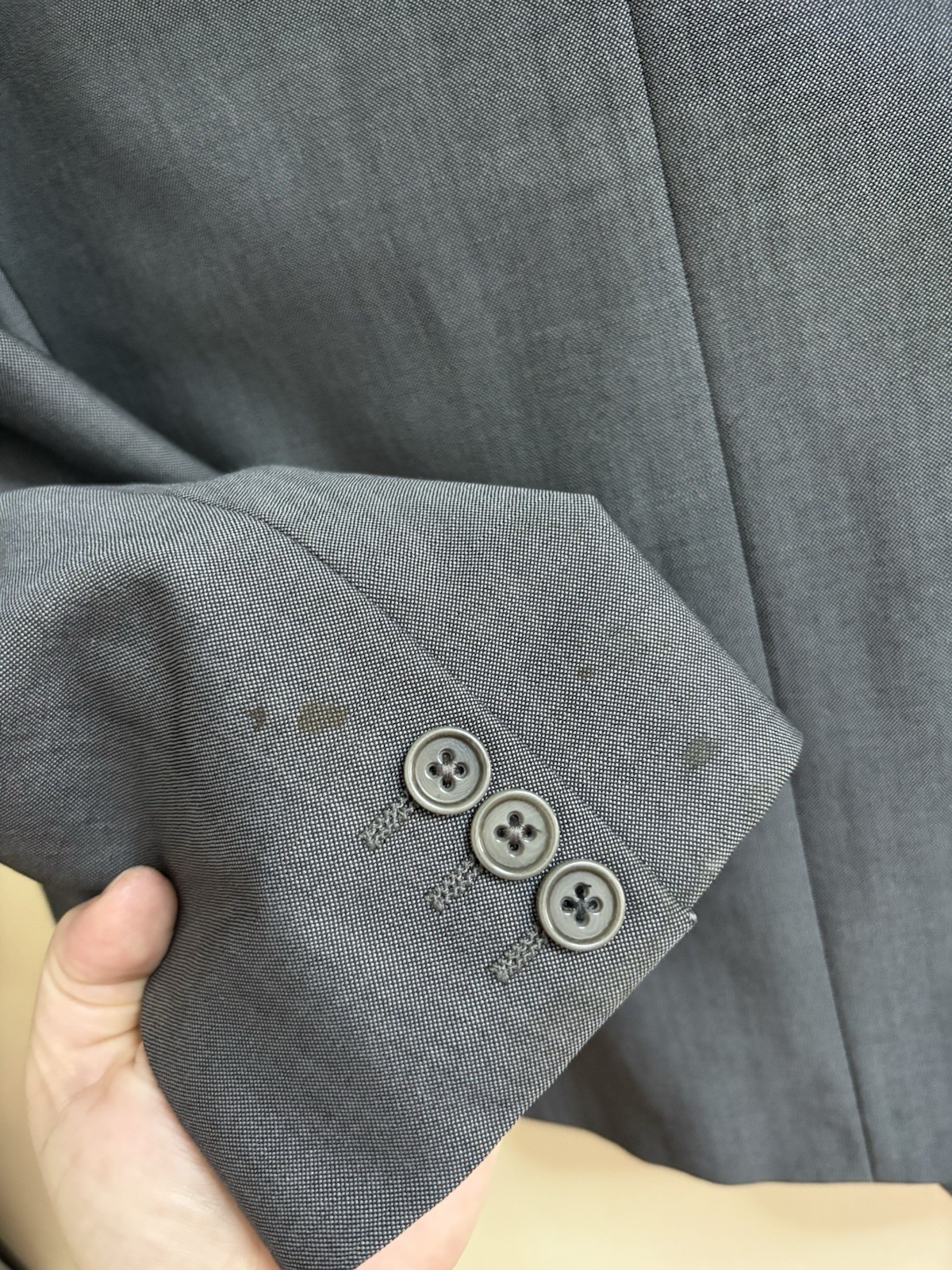 Armani Mens Jacket, Size 50 Grey Excellent Condition image 7