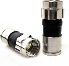 2 Pieces PPC EX6 plus Satellite TV Digital Cable RG6 COAXIAL Cable Compression