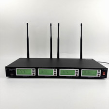 GTD Audio G-787 UHF 4-Channel Wireless Microphone Receiver w/ Power Cord LN