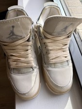 Off-White  Wmns 7 Air Jordan 4 Retro SP 'Sail'