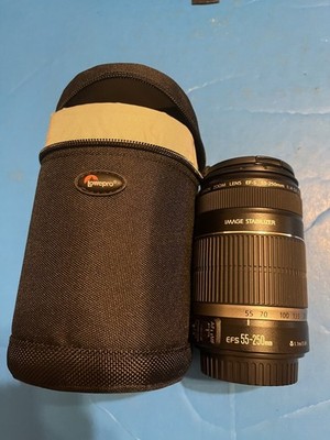 Excellent Canon EOS T1i 500D 15.1MP Digital SLR Camera w/EF-S 18-55,55-250 Lens